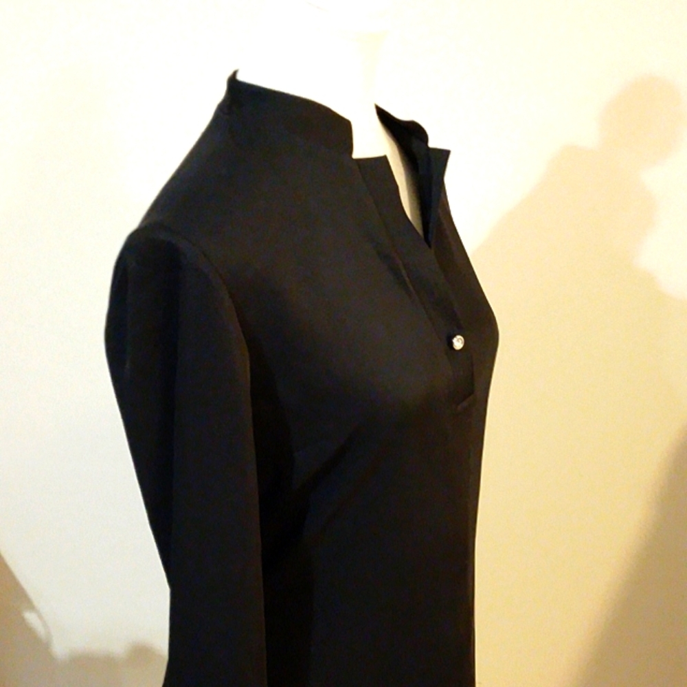 gothic double slip black dress Park Bravo